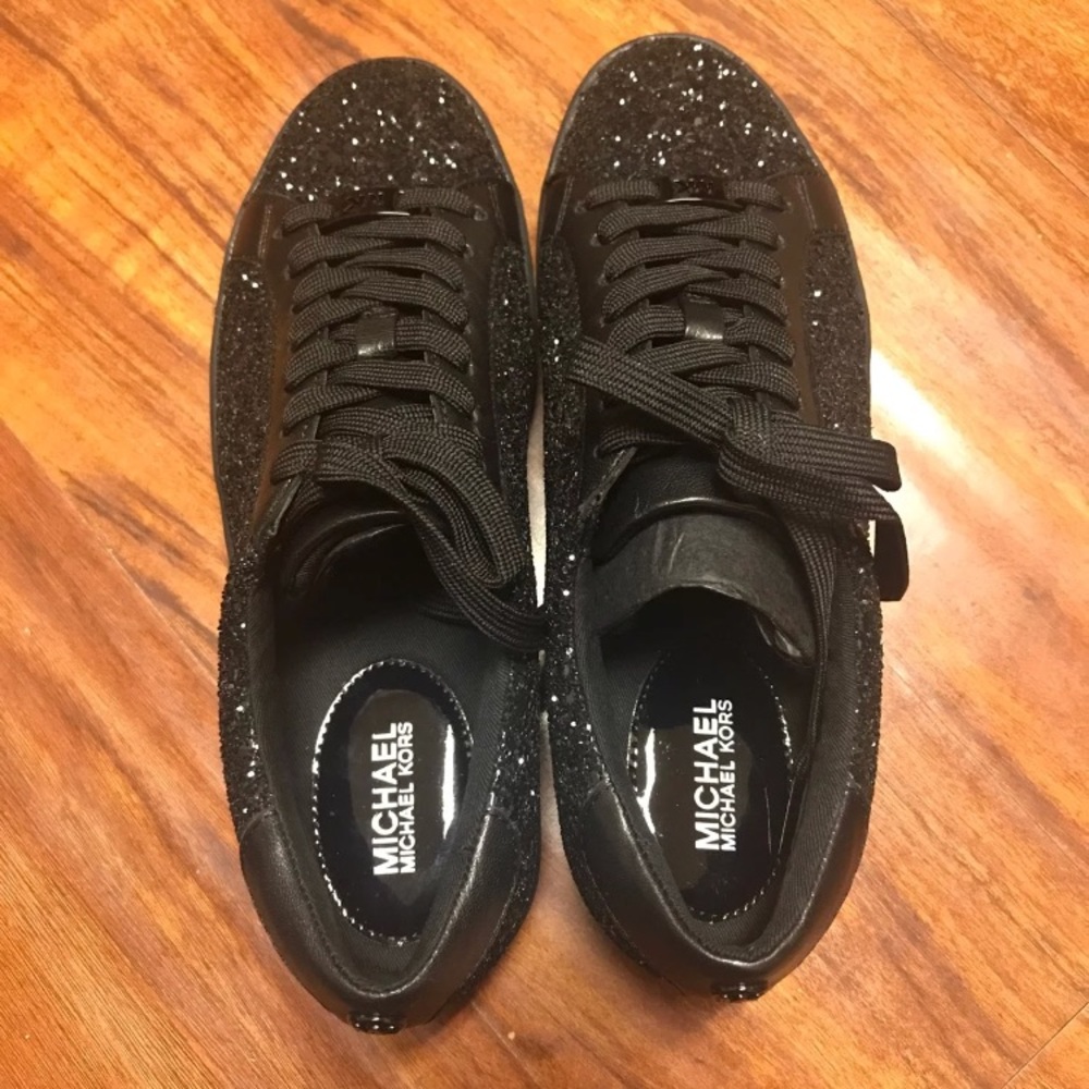 Women’s Michael Kors Glitter Sneaker - Picture 6 of 7